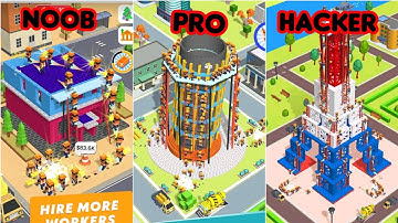 NOOB vs PRO vs HACKER:Idle construction 3D