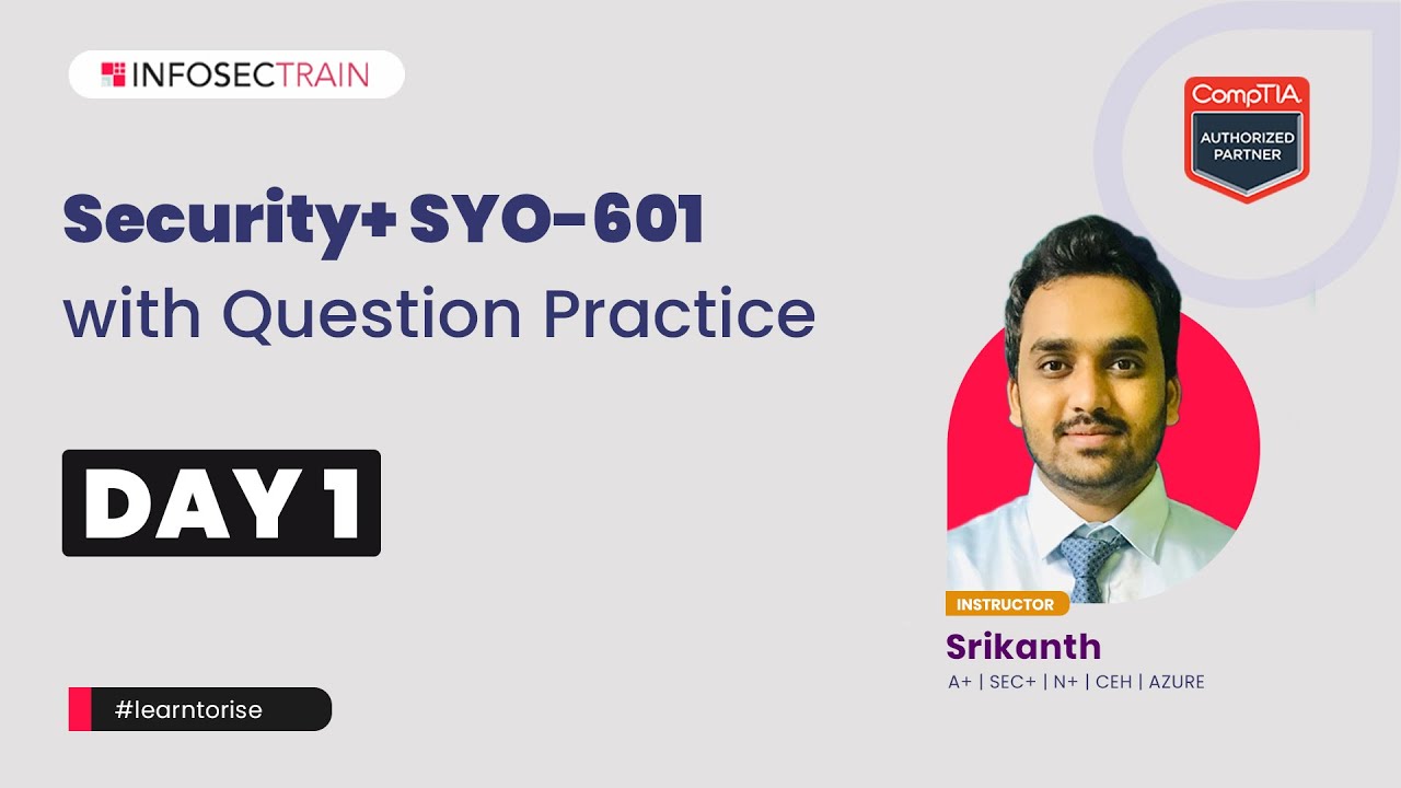 Begin Your Security+ Journey: SY0-601 Basics of Security - YouTube