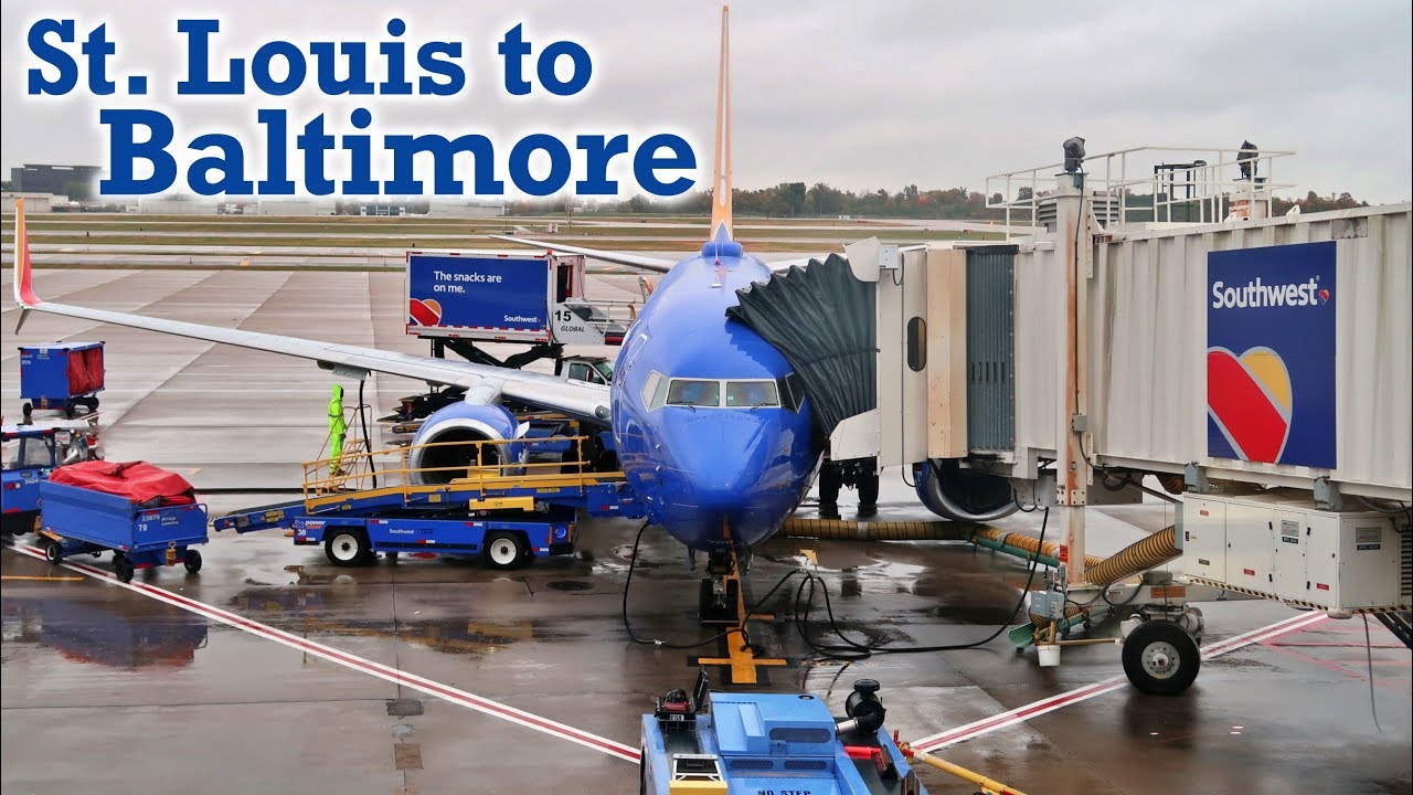 Full Flight: Southwest Airlines B737-700 St. Louis to Baltimore (STL-BWI) - YouTube
