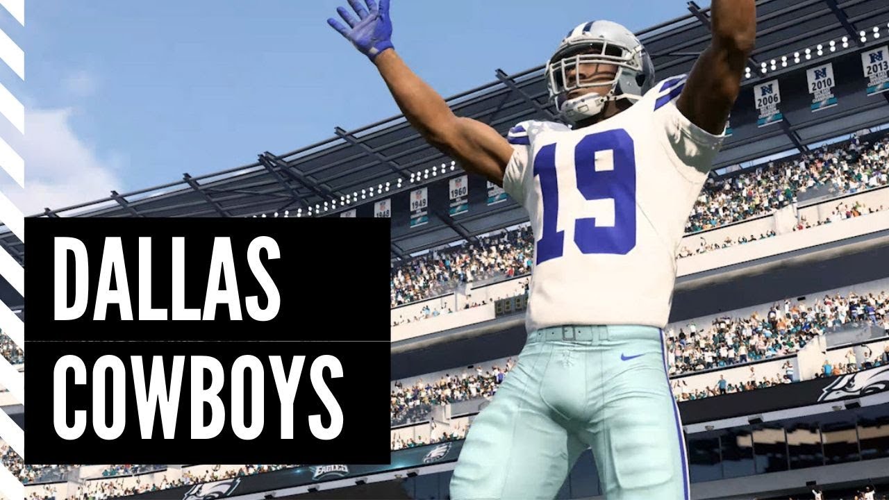 AMARI COOPER GOES FOR 3 TD'S - DALLAS COWBOYS - MADDEN 20 