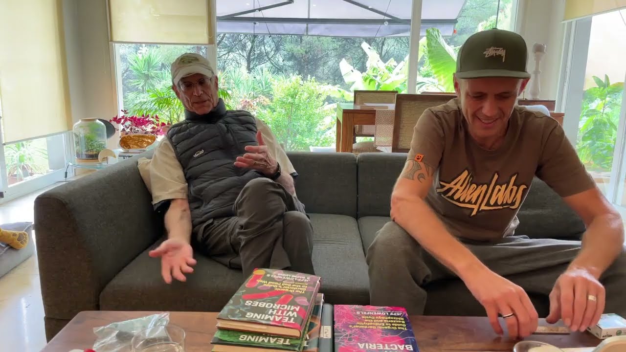 Livingsoil Talk mt Jeff Lowenfels (Teaming with Mikrobes) und Pablo von 