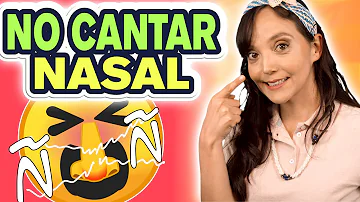 ¿Cómo se cierra la nariz al cantar?