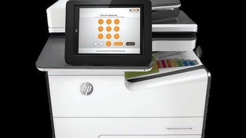 Live Demo showing ePRINTit Public version on HP OXP with secure Print and Scan to Copy