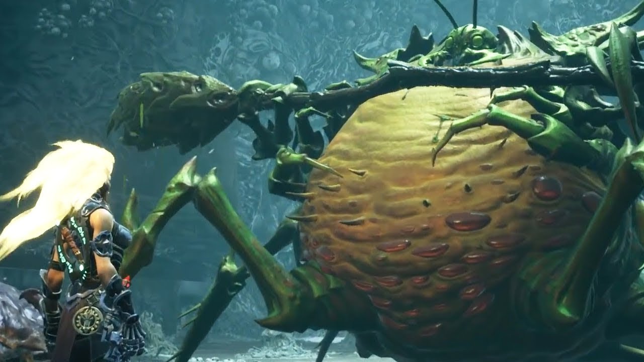 Darksiders III Boss Fight | Seven Deadly Sins | Sin of Sloth | No Commentary 