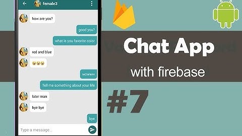 Chat App with Firebase Part 7 - Send Message - Android Studio Tutorial