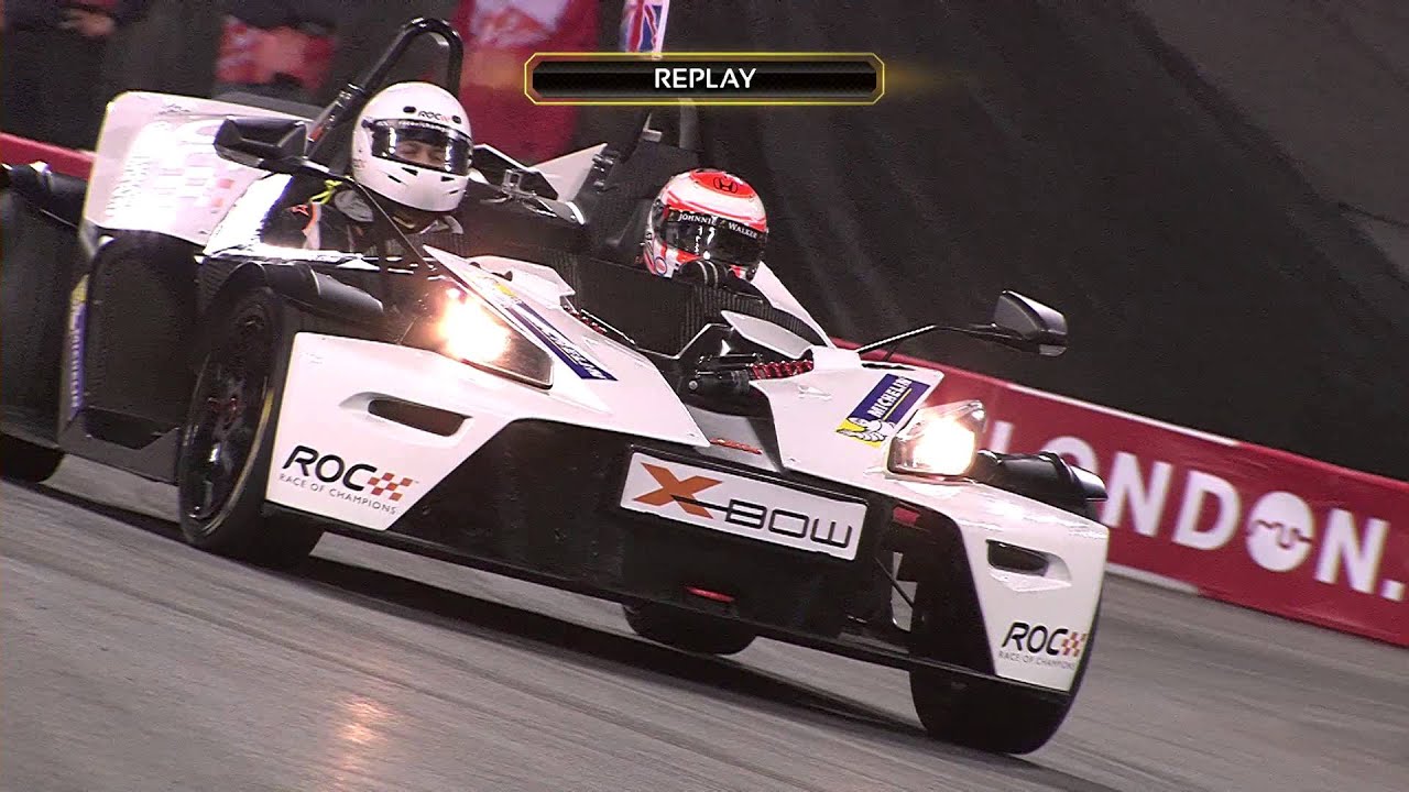 Button vs Coulthard - 2nd closest finish in ROC history (0.005s)