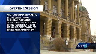 Iowa Senate passes 6 bills in overtime session