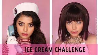 Make Up Ice Cream Challenge By Jharna Bhagwani Super Keren icecreamblacpinkjharnabhagwani