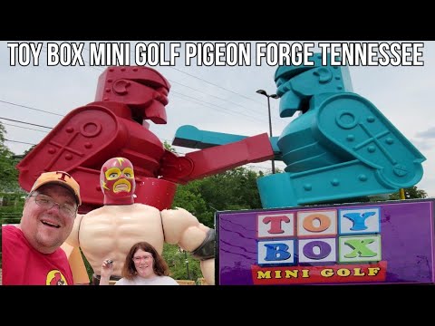 Toy Box Mini Golf Grand Opening Day Pigeon Forge Newest Attraction 2021 Walkthrough