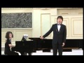 Schubert "Gesänge des Harfners", Tchaikovsky "I bless you forests" (Piligrim's song)