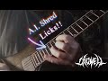 Learning A.I. Shred Guitar licks?! 😱 Raw Guitar Jam