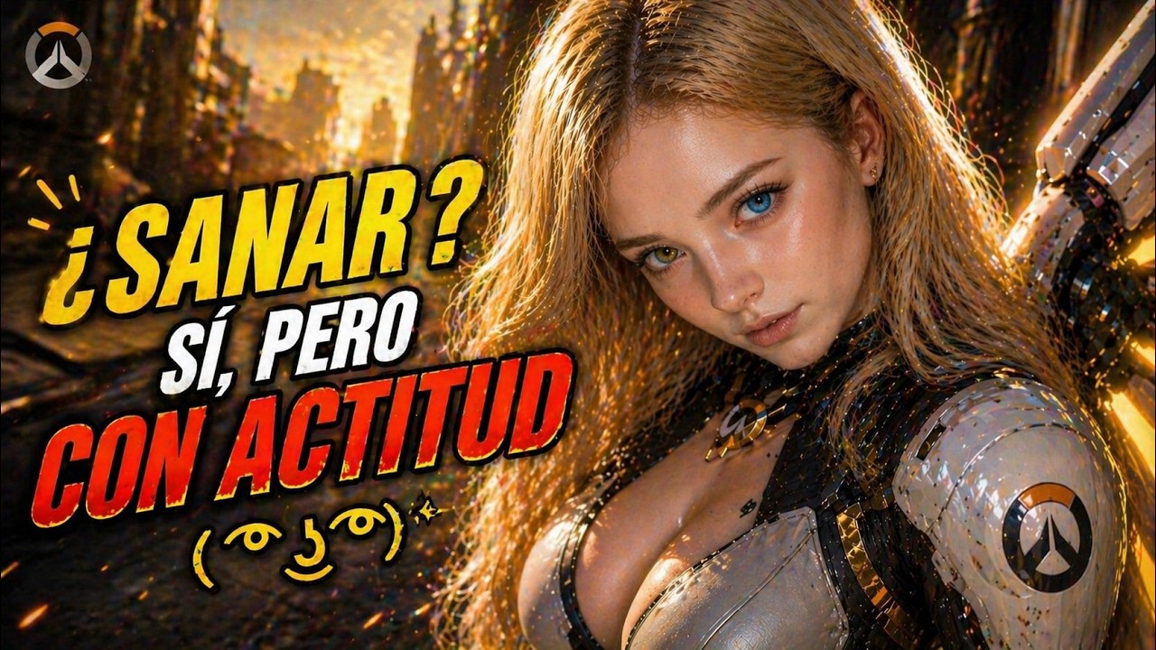 Si curo, pero no es mi prioridad mantenerlos con vida XD| Overwatch | Litzy Lee