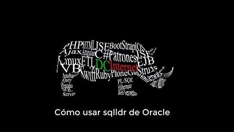 cómo usar sqlldr Oracle