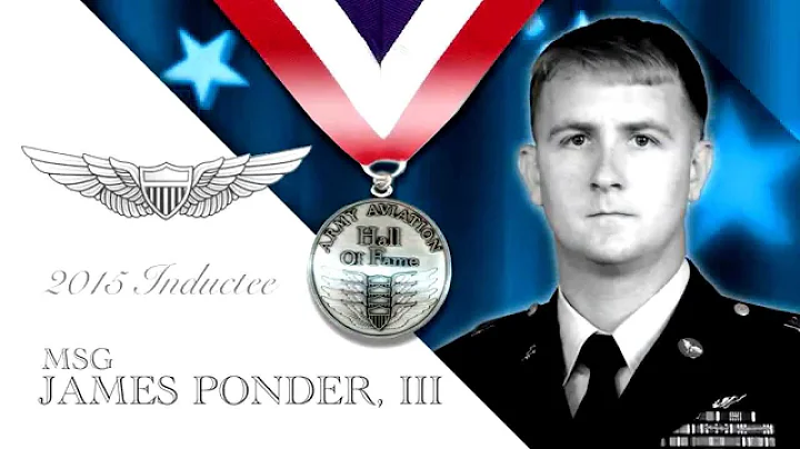 Master Sergeant James W. Ponder III, 2015 AAAA Hal...