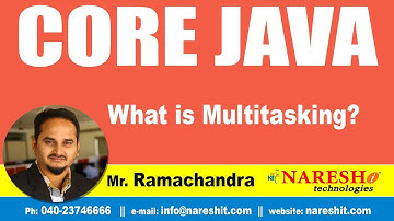 What is  Multitasking?  | Core Java Tutorial | by Mr.Ramachandra