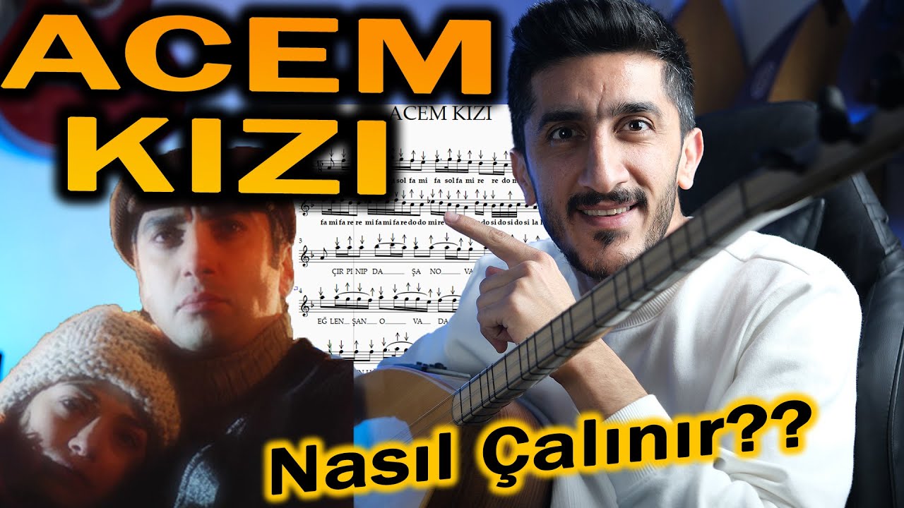 ACEM KIZI SOLFEJ SAZ NOTALARI | Acem Kızı Kısa Sap Bağlama Solfej Dersi