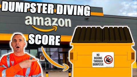 DUMPSTER DIVING UK HEEFT EEN AANTAL MOOIE RETOUREN BIJ AMAZON GECREËERD.
