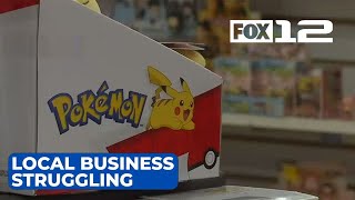 Local business struggles after storm, break-in