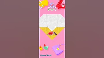 Paper Fold Fashion Gameplay Level 2 (Android, iOS) #paperfold #shorts #paperfoldgameplay #ytshorts