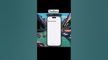 Customizing Toolbars with Transitions & Animations using SwiftUI | #apple #animation #ios