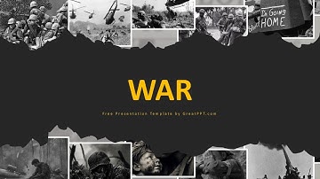 Free War Presentation Theme - PowerPoint & Google Slides by GreatPPT