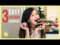 3 Christmas Cookies KIDS Can MAKE!