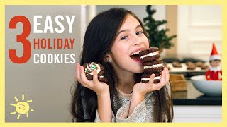 3 Christmas Cookies KIDS Can MAKE!