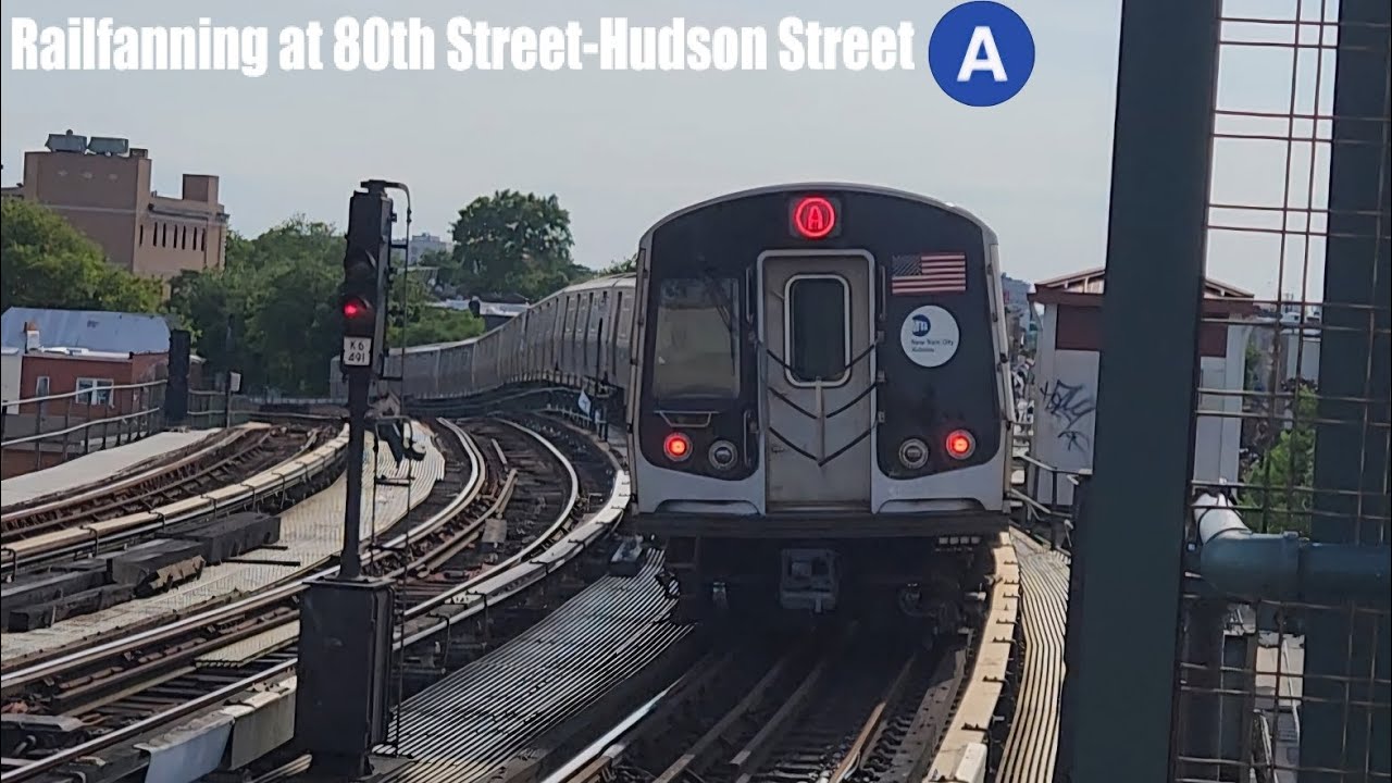 IND Fulton Street Line: (A) Train Action @80th Street-Hudson Street