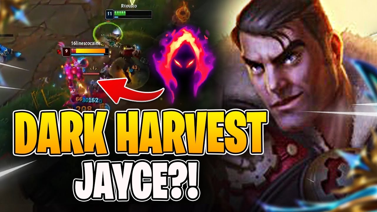 DARK HARVEST IS SO GIGA BROKEN ON JAYCE MUST TAKE RUNE