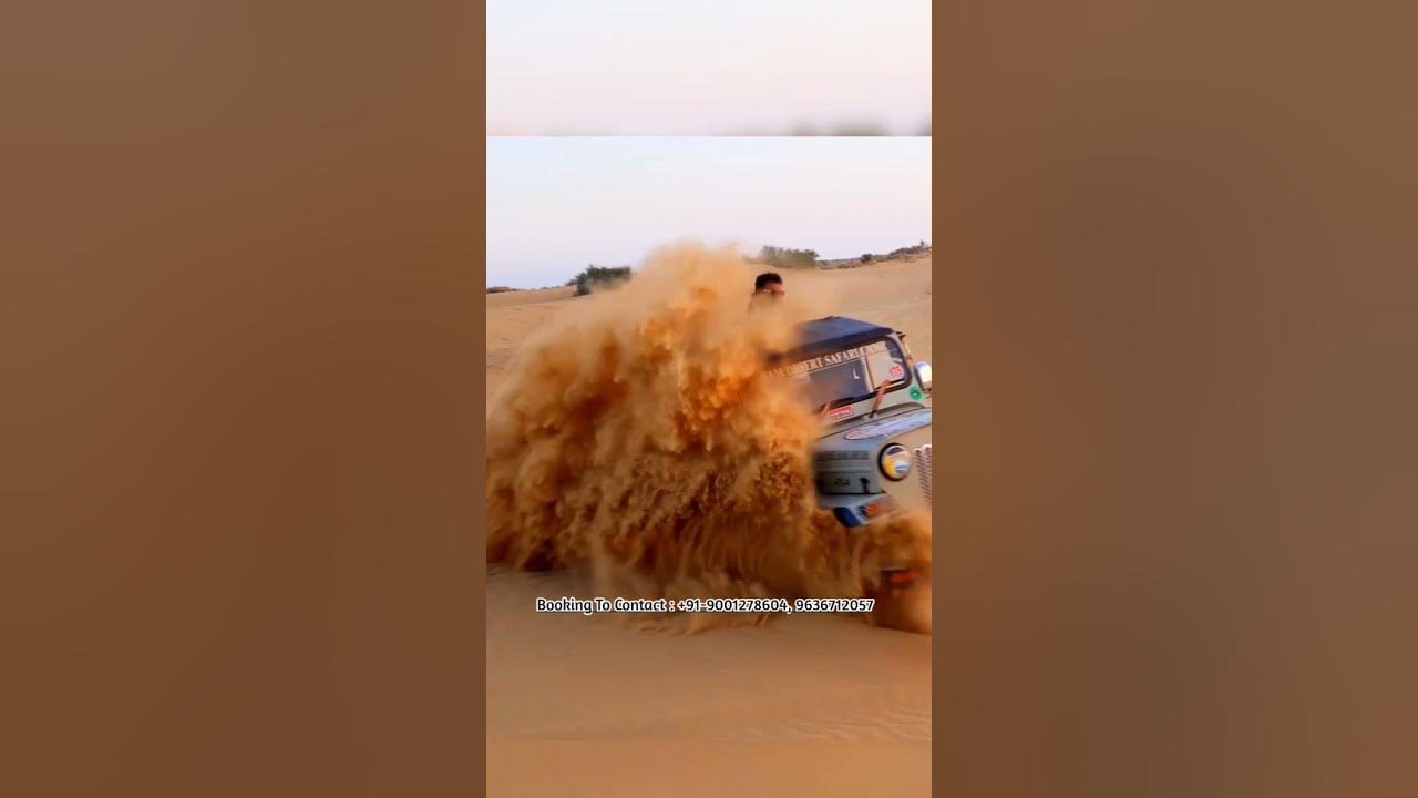#samsanddunes Jeep Safari #Jaisalmer
