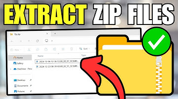 How To Extract Zip Files & Folders in Windows 11