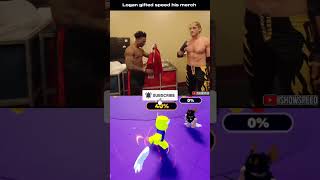 W LOGAN 🤯 #speed #wwe #loganpaul #ishowspeed #roblox #clips #ishowspeedclips #gaming