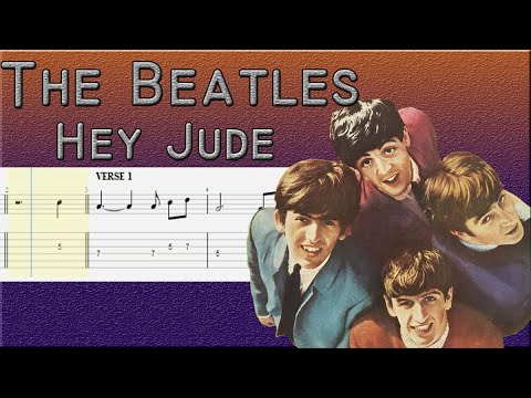 the-beatles---hey-jude-(-guitar-tabs-tutorial-with-notes)