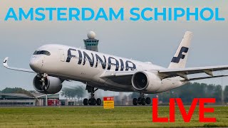 🔴 LIVE 4K Planespotting at Amsterdam Schiphol Airport