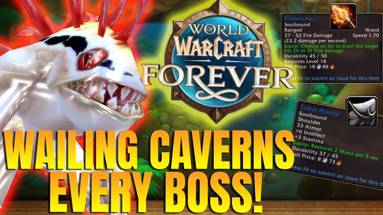 I Ran The New Wailing Caverns... CRAZY (WoW: Forever)