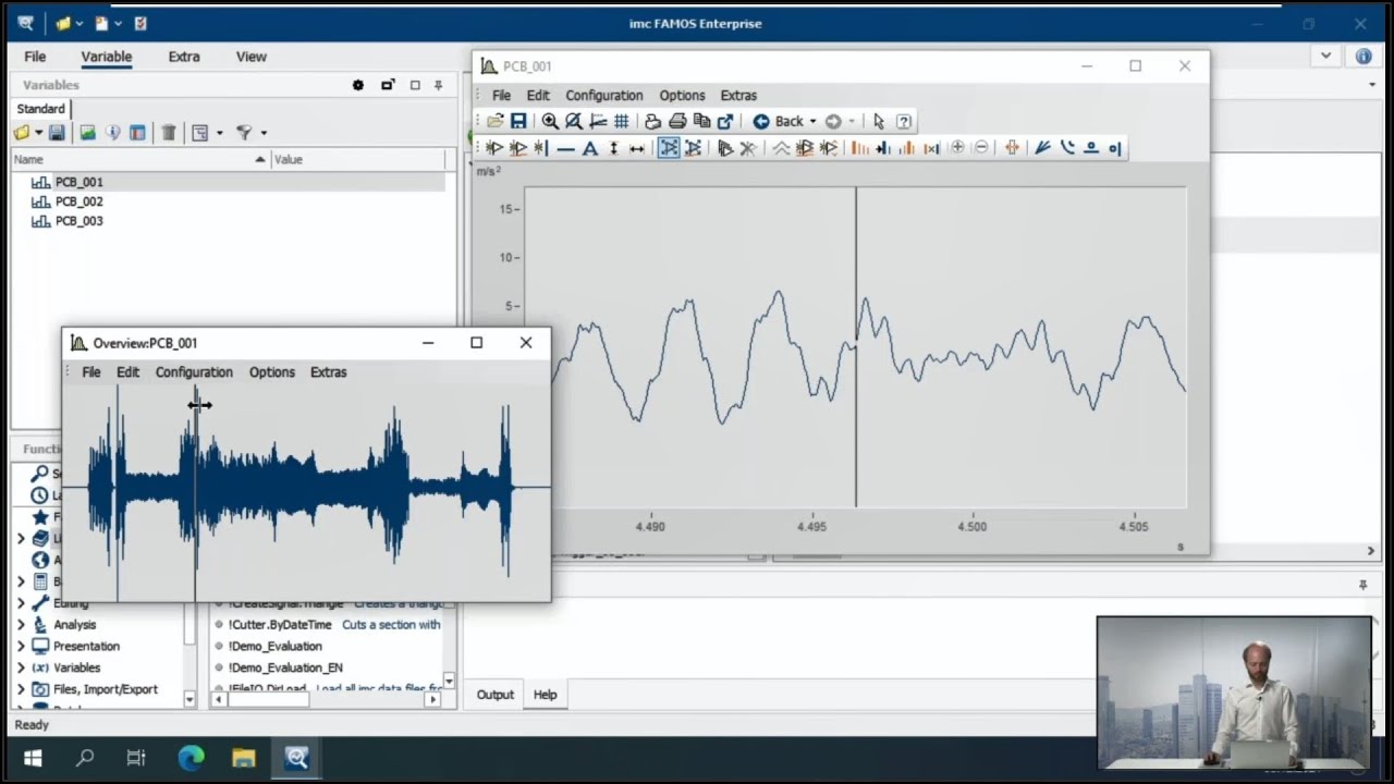 Fundamentals of plotting data in imc FAMOS