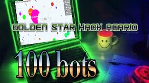 Golden star HACK Agario 100 BOTS