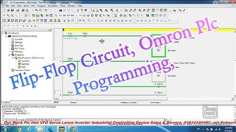 Flip-Flop Circuit, Omron Plc Programming, CX-Programmer