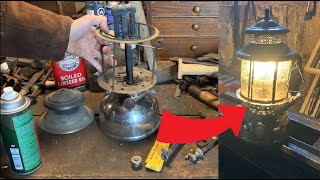 Fixing a 100 Year Old Lantern with Mica Globe