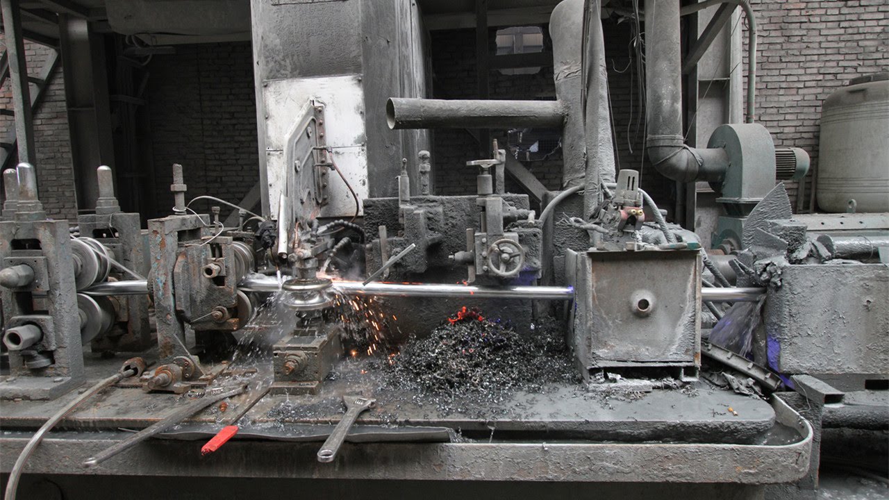 Pre galvanized round steel pipe factory processes