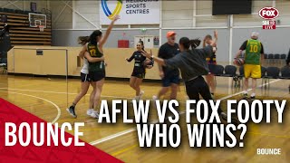 Basketball grudge match | Fox Footy vs AFLW stars | Bounce screenshot 4