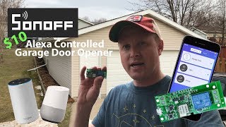 $10 Alexa Controlled Smart Garage Door Opener (No Programming Required)