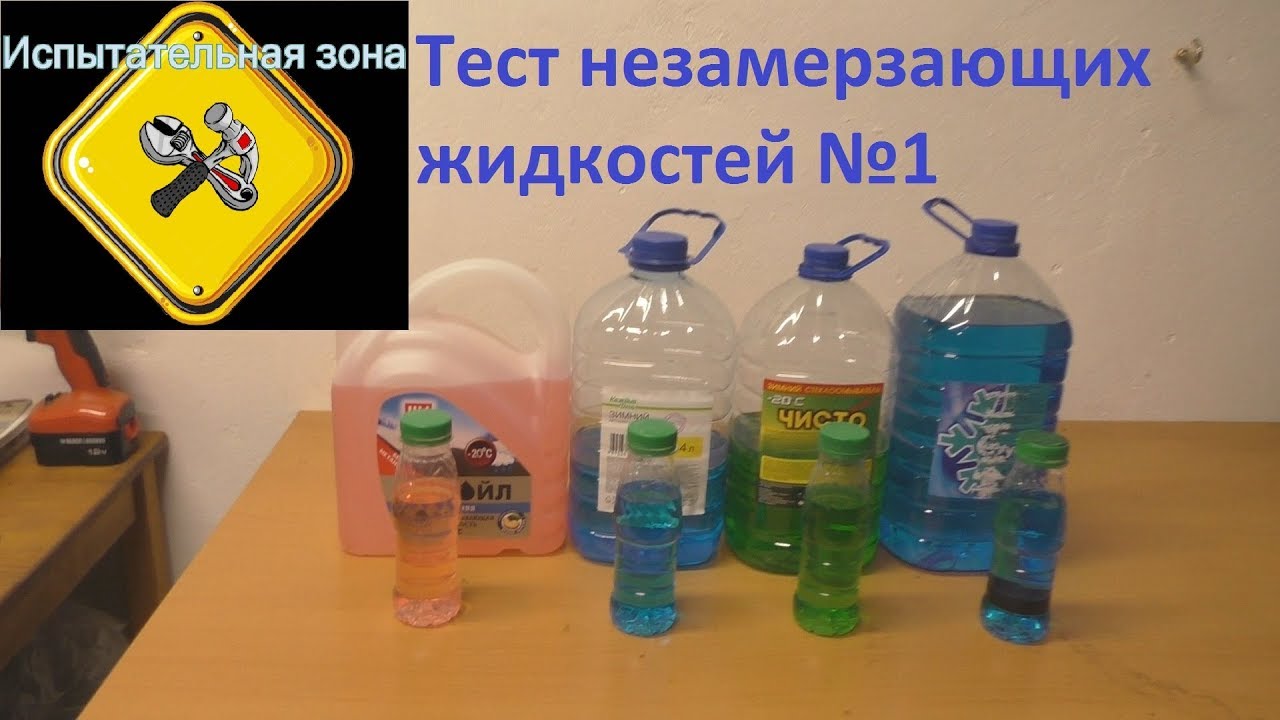 Состав незамерзайки для авто