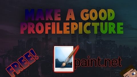How To Make A Minecraft Profile Picture With Paint.net