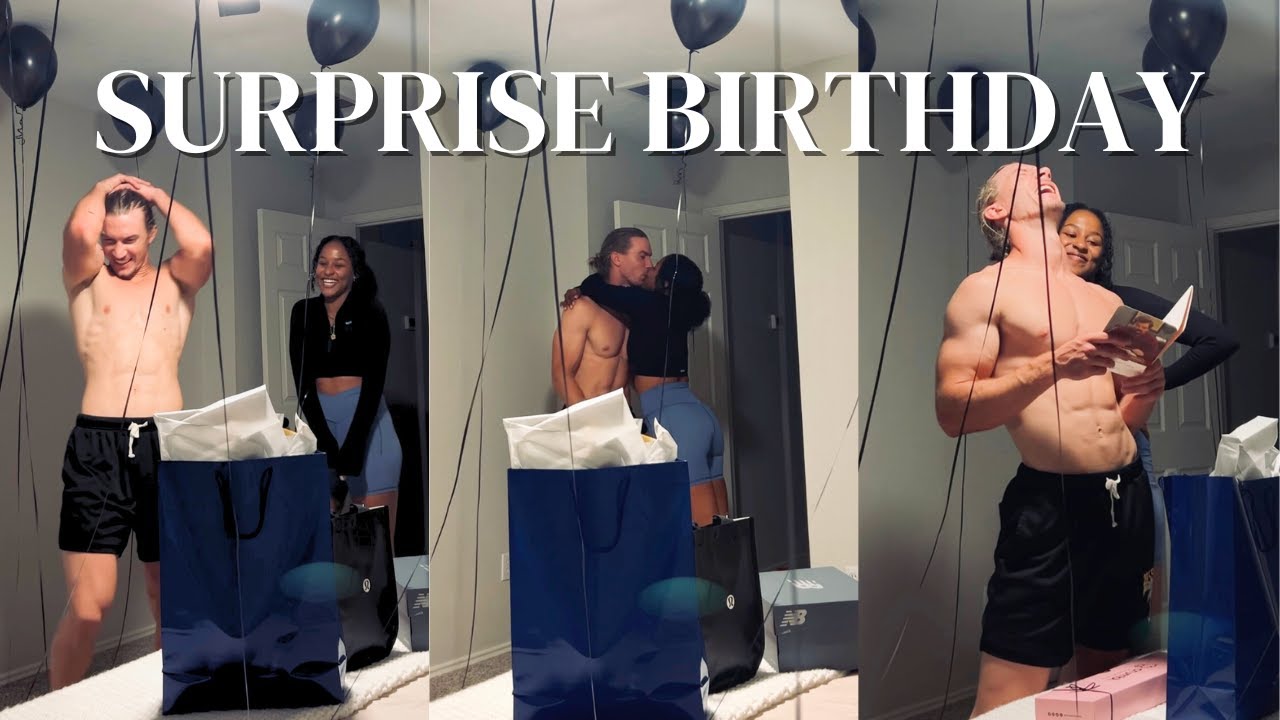 SURPRISING MY BOYFRIEND FOR HIS BIRTHDAY | *EMOTIONAL* HE HATES CELEBRATING HIS BIRTHDAY