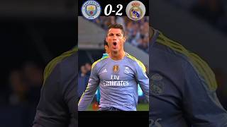 Man City Vs Real Madrid 24/15 #Cr7 🔥🐐 #Siuuuuu #Football #Youtube #Shorts