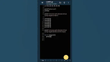 How To Access Elements Of Python List Using Negative Index And For Loop Python Programming Shorts 