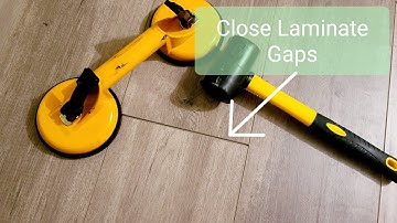 Quickly Fix Gaps In Laminate Floors With One Tool