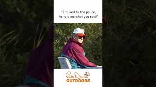 "I talked to the police, he told me what you said!"  #fishing #funny #outdoors