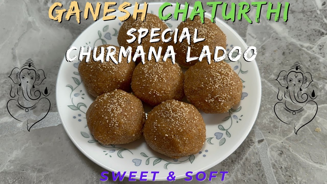 GANESH CHATURTHI SPECIAL - Churma na Ladoo #sweet #indianfood #swaminarayan #sattvik #ladoo
